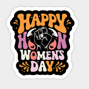 Happy Women's Day Sticker